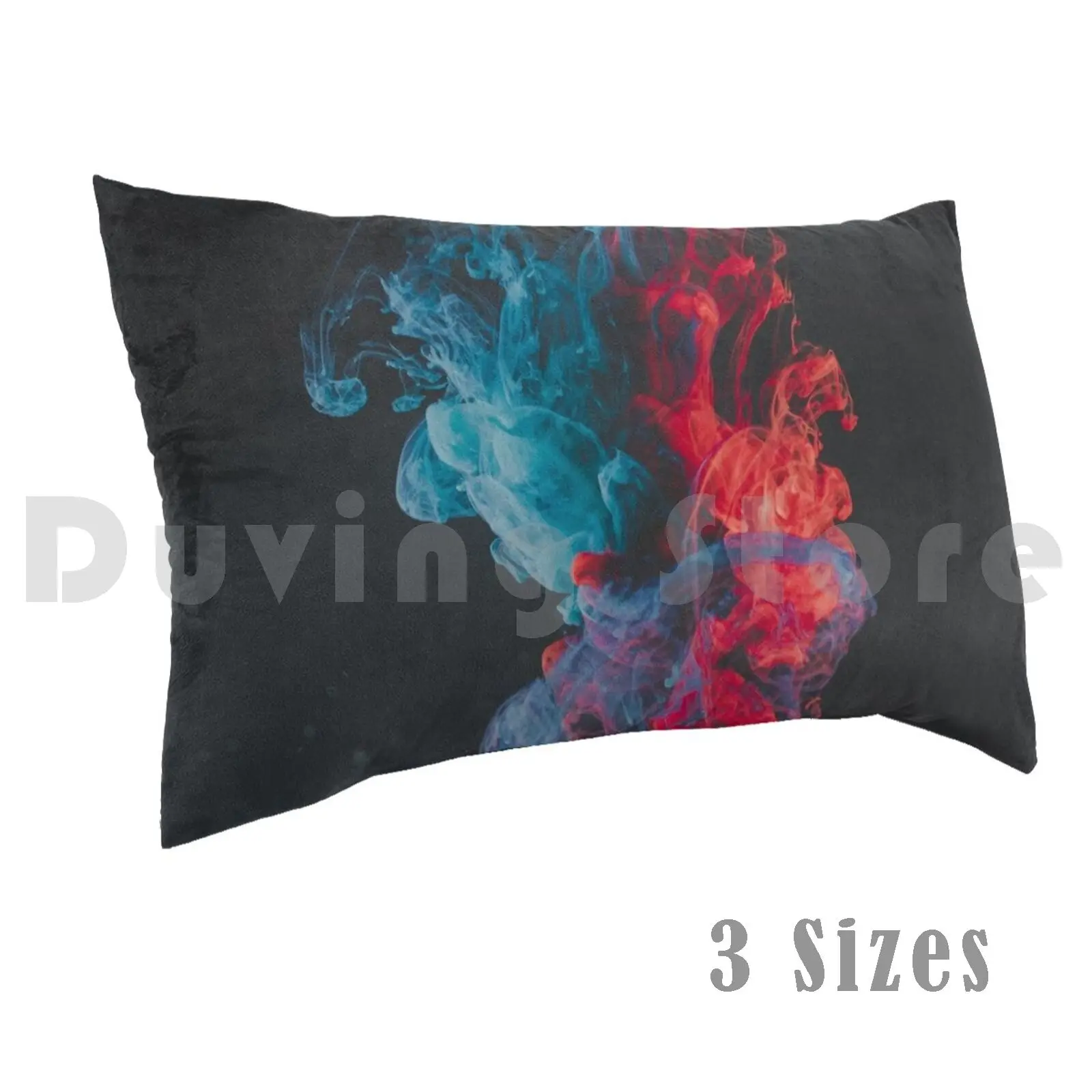 Vivid Smoke Pillow Case Printed 50x75 Smoke Vivid Neon Rainbow Buck Clancys Clash Evil Gaming Glitch Gold Iq