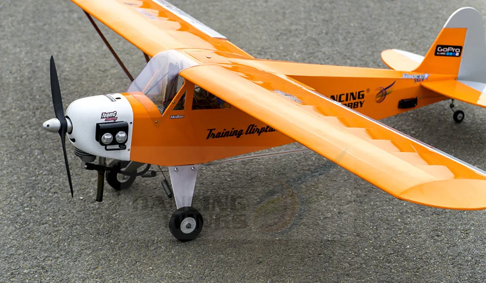 1.8M RC Plane Piper Cub J3 Airplane Model 70\