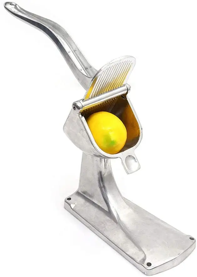 Aluminium Manual Hand Juicer, Fruit Squeezer Heavy Duty Orange Lemon Pomegranate Juice Extractor Hand Press Squeezer