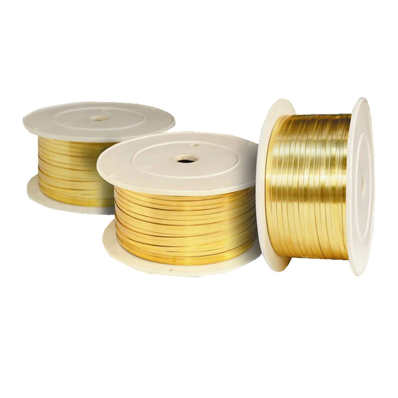 

Copper Tape for Splicing Machine Copper Belt for Wire Connection Joint Machine Copper Strips Crimp Pressing H65 Brass