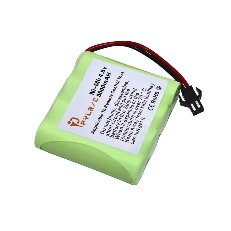 Ni-MH 4.8 v 3000mah 충전식 배터리, 4.8 v 충전기, Rc 완구 보트 탱크 로봇 건 AA 4.8 v 배터리 팩, Rc 자동차용