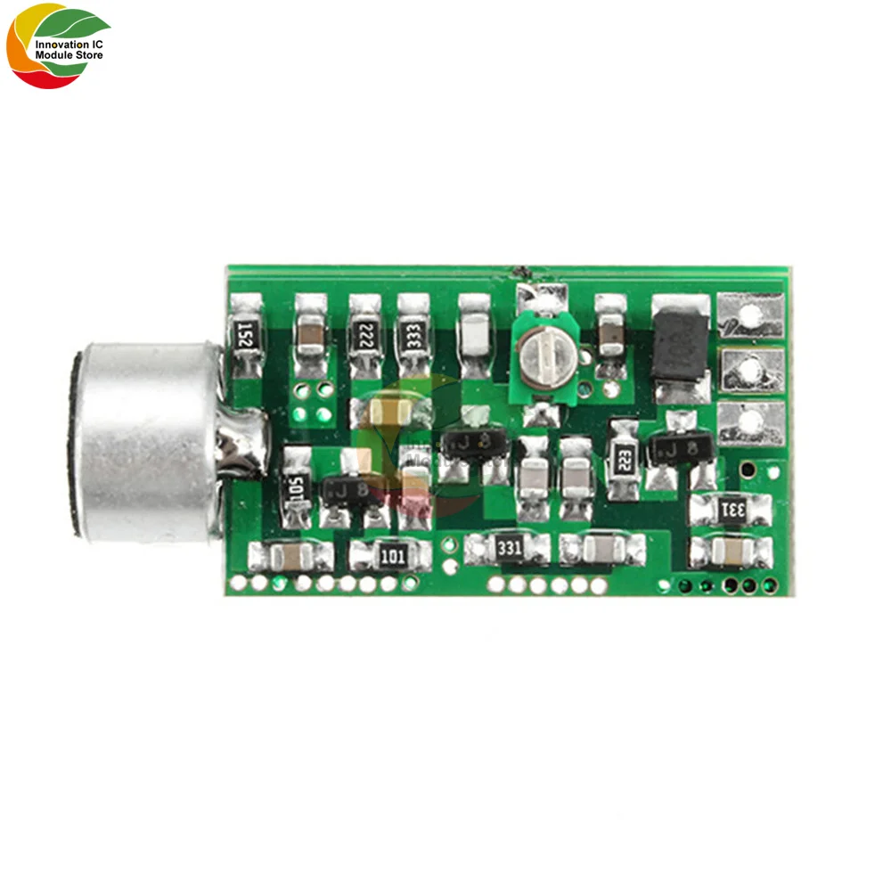 FM Transmitter Module Microphone Wireless Audio Transmitter FM Module Wireless FM Audio Transmitter Module MIC Core Board V4.0