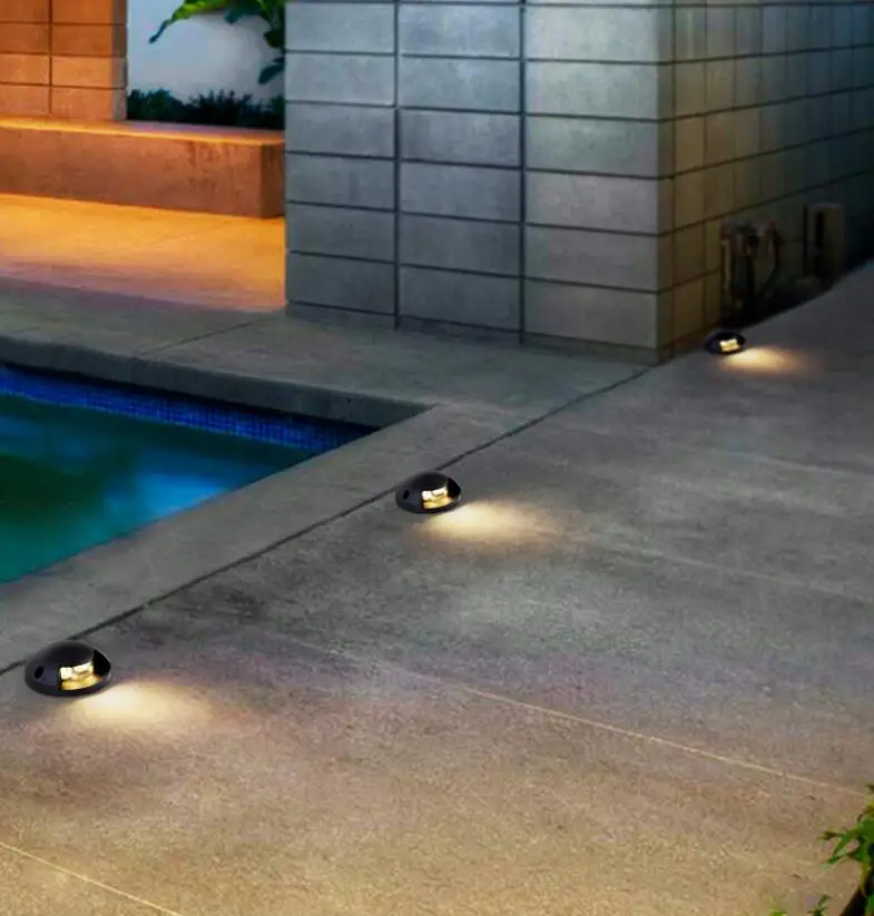 Imagem -06 - Led Luz Subterrânea ao ar Livre Jardim Superfície Montada Piso Passo Lâmpada Quintal Caminho Paisagem Ponto Luz à Prova Impermeável Água 2w