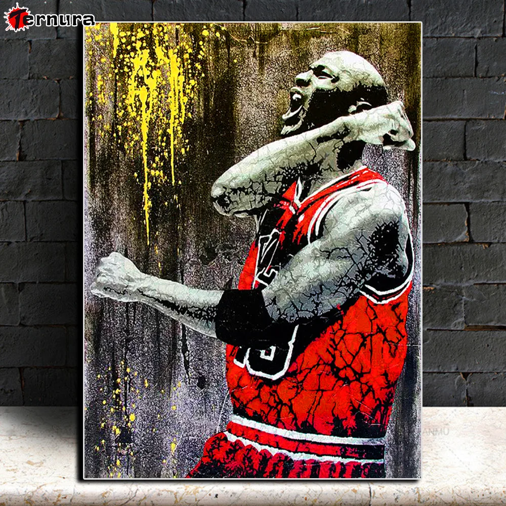 DIY Diamond Painting Great Basketball Player idol diamond Embroidery Man basketball 5d mosaic Diamond cross stitch decor Salon