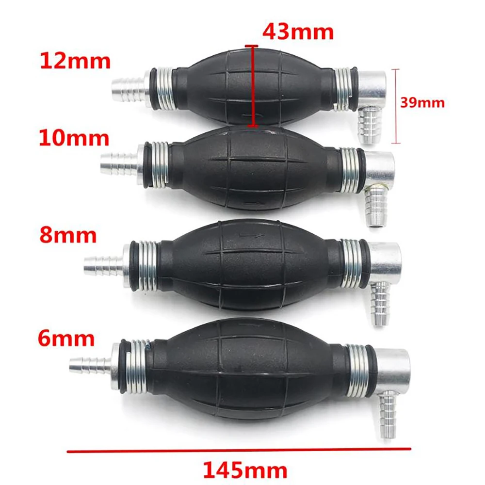 6mm/8mm/10mm/12mm rubber fuel pump, hand bulb, liquid transfer pump