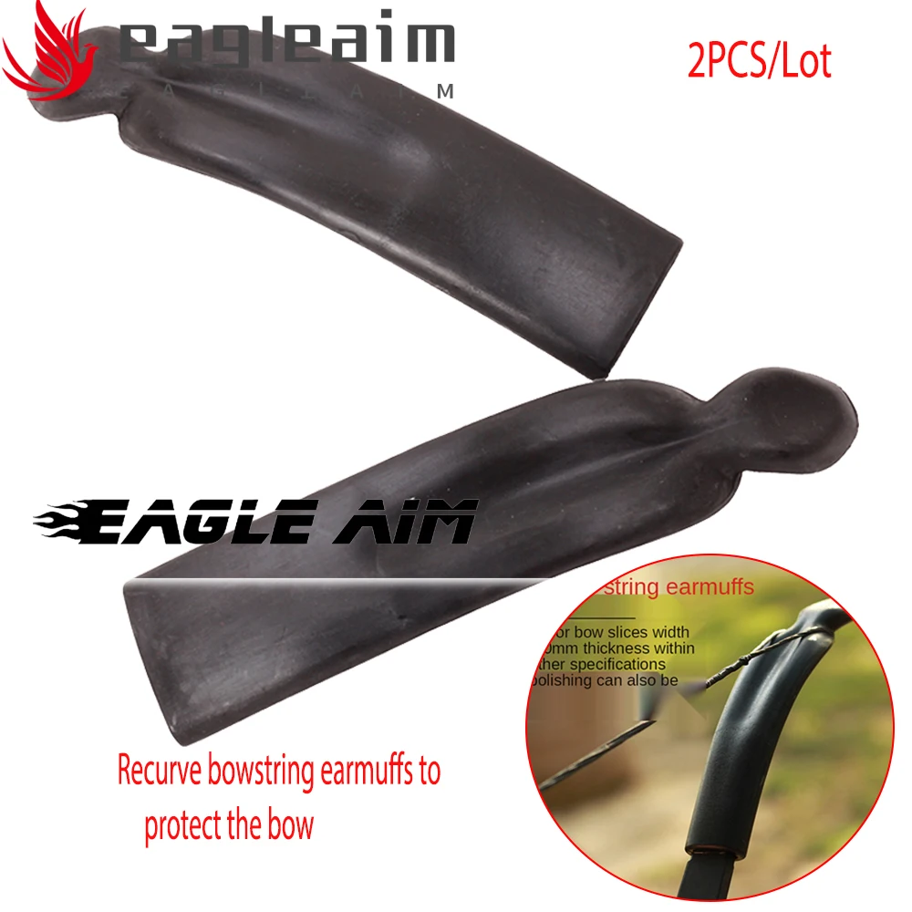 2PCS/Set Archery Recurve Bow Tip Cap Bow and Arrow Hunting Limb End Recurve Bow Tip Caps