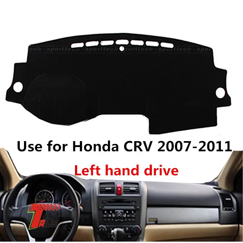

TAIJS Factory Casual Simple Polyester Fibre Car Dashboard Cover For Honda CRV 2007 2008 2009 2010 2011 Left hand drive