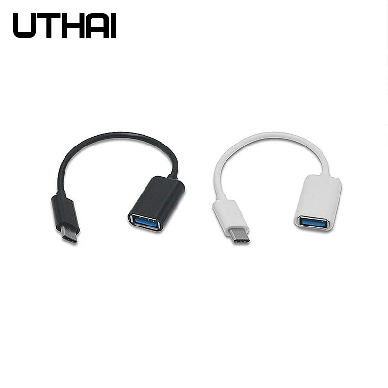UTHAI J11 Type-C USB 어댑터 USB C OTG 케이블 MacBook Pro Type-C to USB2.0 카드 리더기