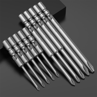 BROPPE 800 Cross Electric Screwdriver Bit S2 Steel 4mm Handle Strong Magnetic Phillips Screwdriver Bit