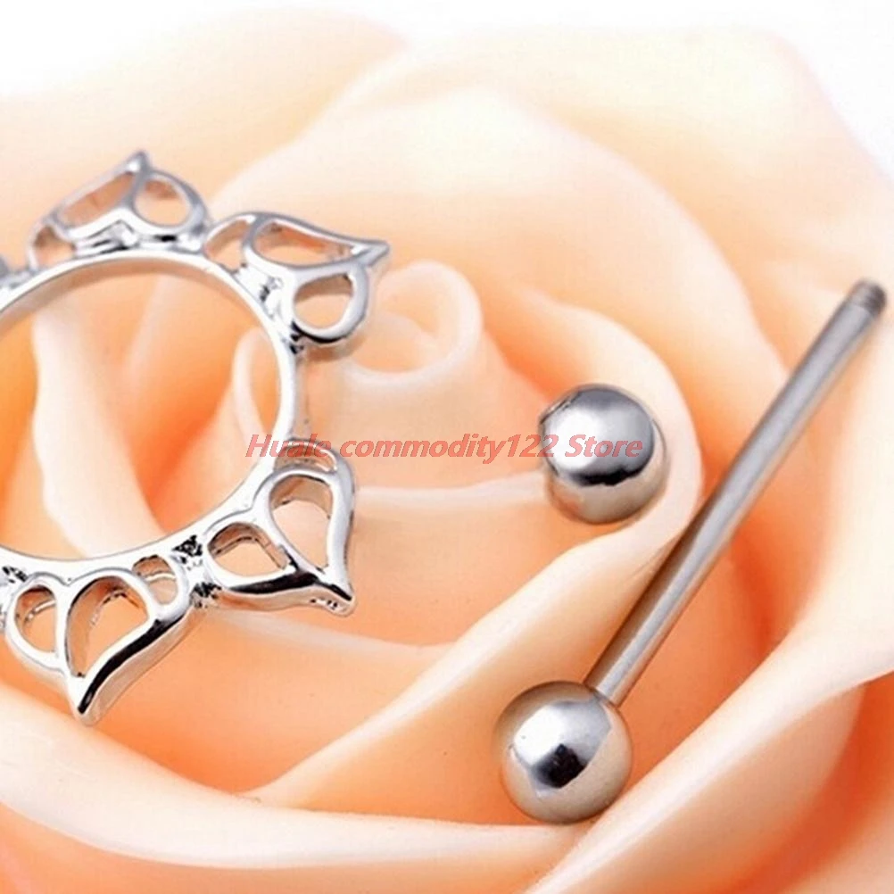Hot 1Pc Lady Tepel Ringen Borst Ring Sexy Rvs Piercing Ring Volwassen Spelletjes