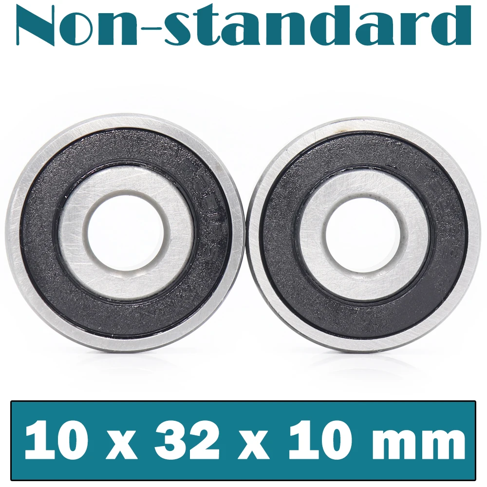 

6201/10 2RS Non-standard Ball Bearings 10*32*10 mm ( 2 PCS ) 103210 Bearing