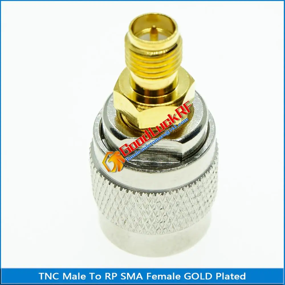Tnc Naar Rp Sma Connector Socket Tnc Male Naar Rp Sma Vrouwelijke Plug Rp Sma-Tnc Vergulde Rechte coaxiale Rf Adapters