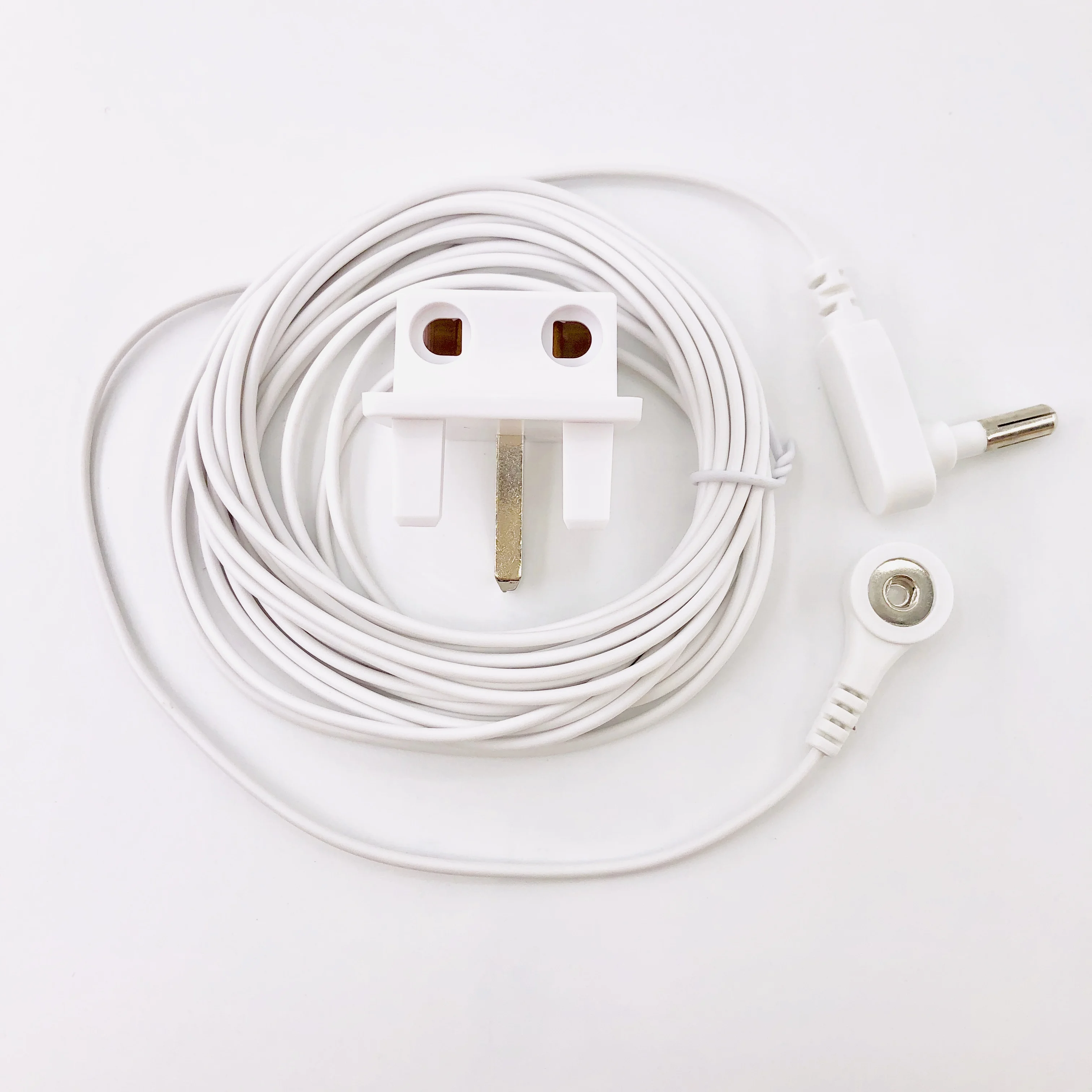 Earthing UK Socket with the grounding cord for earthing sheets pillow case universal mat