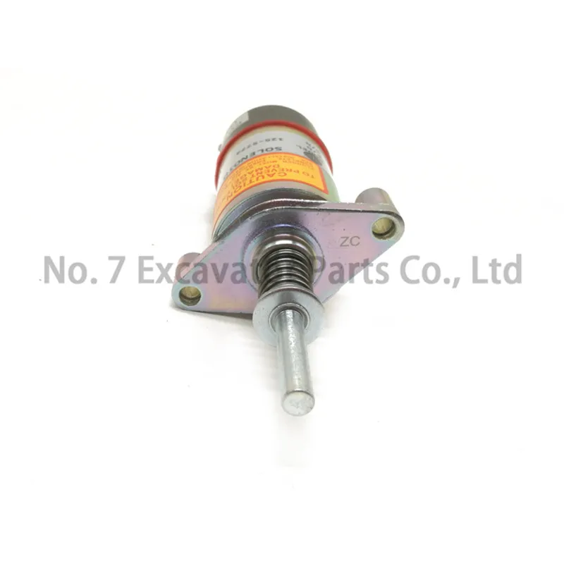 For Replace Caterpillar CAT Fuel Shutdown Solenoid 125-5774 / 125 5774 24V Stop Solenoid Valve