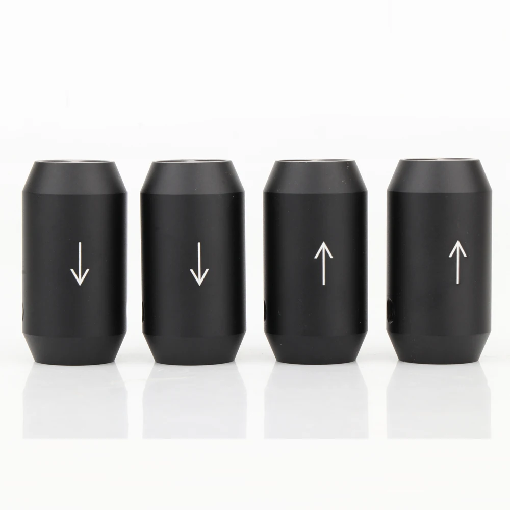 HIFI Audio Y-Verteilerkabel mit 2x 6mm Loch RCA-Kabel Lautsprecherkabel Aluminium 21mm auf 2*7mm Stecker mit Pfeil – Detail 1