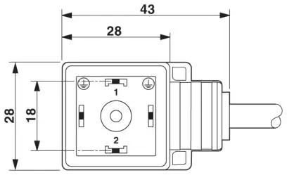 Sensor/actuator cable SAC-3P- 5,0-PUR/A-1L-Z - 1435001