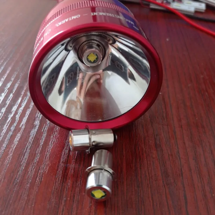 2X P13.5S Base LED Upgrade Bulb for Maglite Replacement Bulbs Conversion Kit for C/D Flashlights Torch 3V-24V DC 3V 4.5V 6V 18V view 5