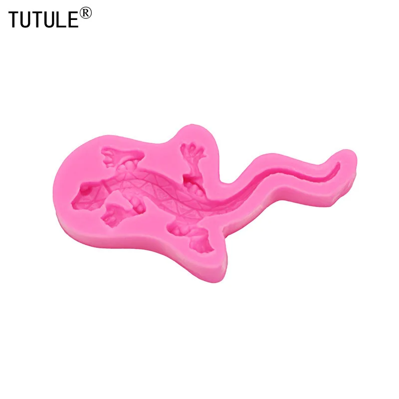 Gadgets - gecko Lizard Flexible Silicone Mold Polymer Clays, Food Safe, Fondant, Chocolate, Sugar Art, Candy, Gum Paste -Mold