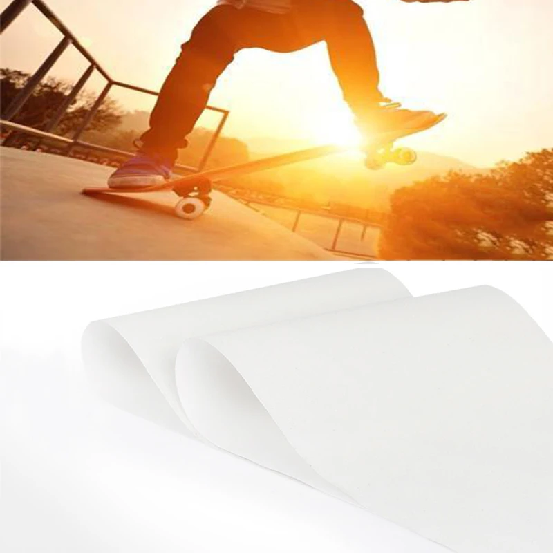 120*26cm PVC Longboard Sandpaper For Skateboard Deck Clear Skate Scooter Sandpaper Sticker Skateboard Thickened Grip Tape