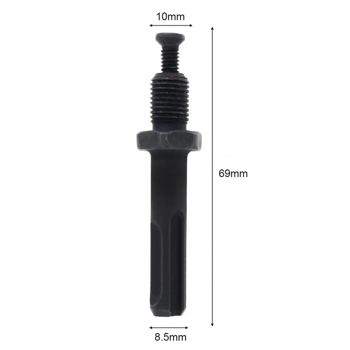 3/8-24UNF Elektrische Hamer Ronde Handvat Drijfstang Boor Chuck Adapter Extension Tool