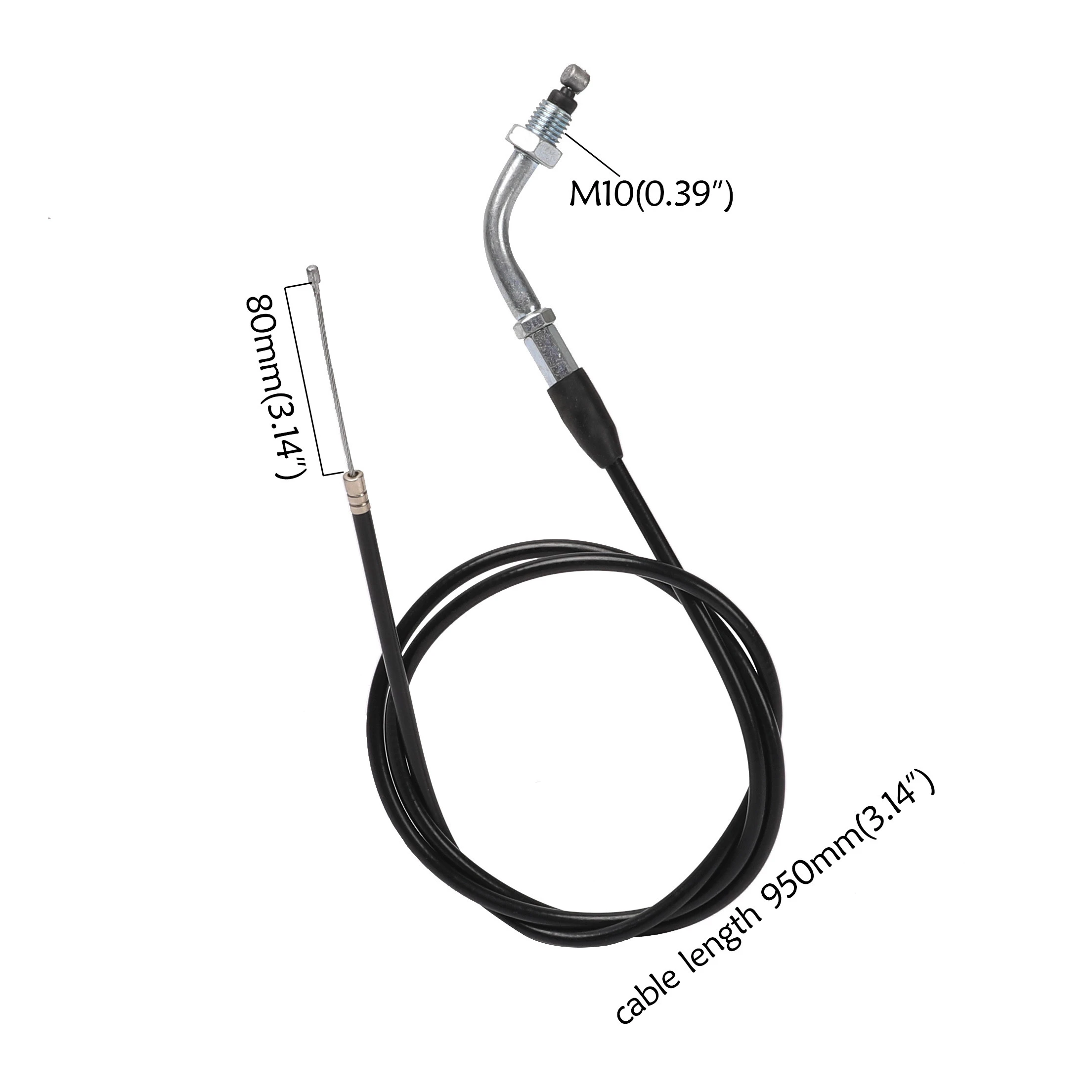 950mm Motorcycle Bicycle Throttle Cable Line for Engines Gas Chopper PIT Pro Scooter Mini Bike Quad 49cc 50cc 60cc 70cc 80cc