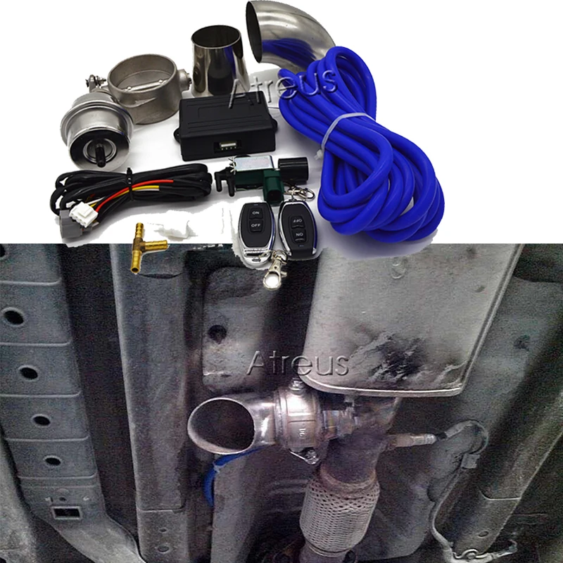 Exhaust Control Valve Set With Vacuum Actuator For Abarth Fiat grande punto 500 Alfa Romeo Mazda 6 3 Hyundai Solaris Tucson i20