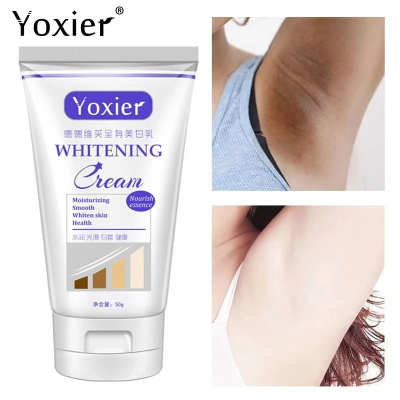 

Yoxier Whitening Cream Moisturizing Nourish Repair Improve Arm Armpit Ankles Elbow Knee Body Dull Brighten Arbutin Skin Care 50g