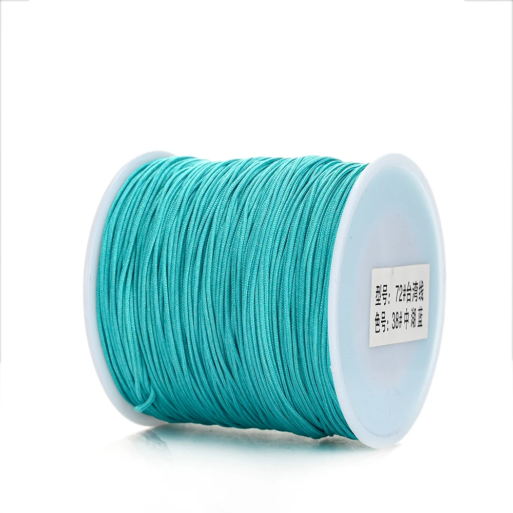 100 m/Rolle, 0,8 mm, 28 Farben, Nylonfaden, Schnur für DIY-Herstellung von Armbändern, Halsketten, handgefertigten Bastelzubehör – Detail 20
