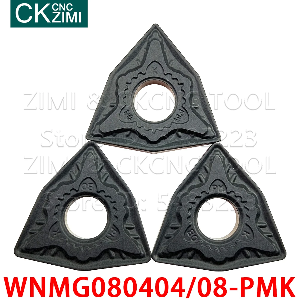 Inserts en carbure WNMG080404-PMK WNMG080408-PMK ZMC25 outils de tournage externe CNC outils de tournage de coupe WNMG outils de tour pour l'acier