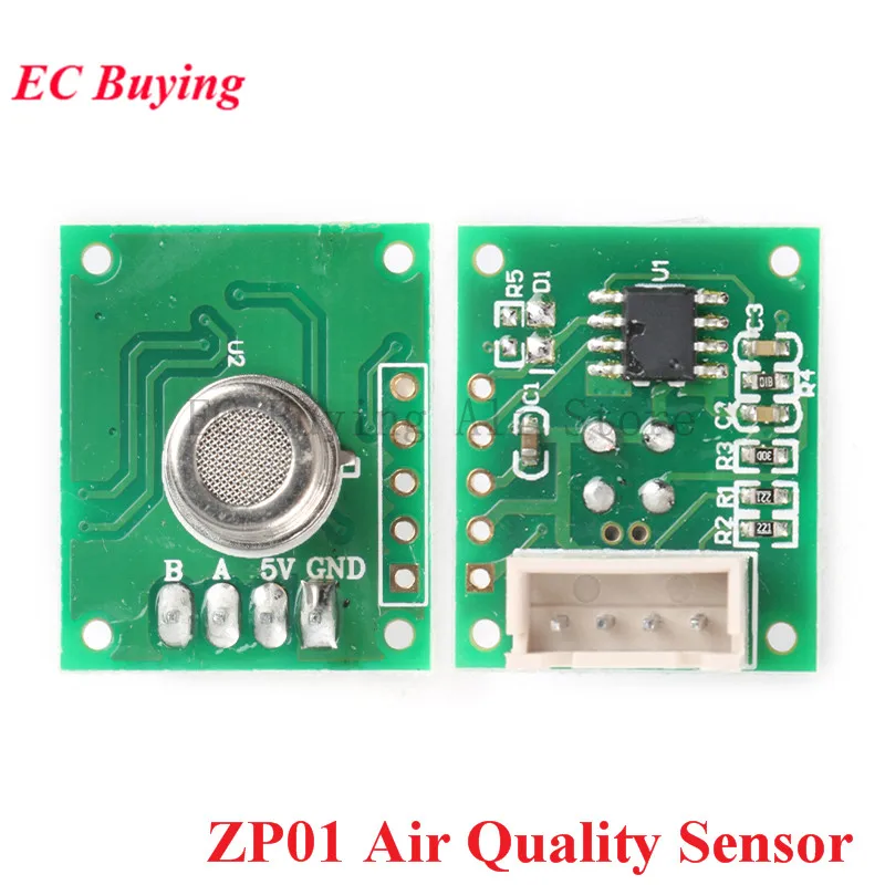 Módulo de Sensor de olor de calidad del aire, purificador doméstico y de coche, detección de contaminación del aire, CO, benzeno, formaldehído, Alcohol, amoníaco, ZP01