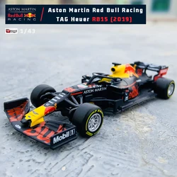 Bburago-Coche de juguete de aleación de simulación, modelo de coche de colección, 1:43, 2021, RB16B, F1, Verstappern-33 #, SF90, W10, RB15