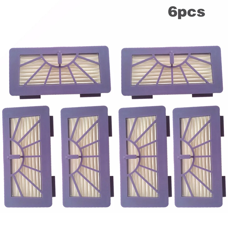 Сменный фильтр для Neato для XV-21 XV Подпись Pro XV-11 XV-12 945-0048 XV-15, аллергия на домашних животных, 6 шт./лот