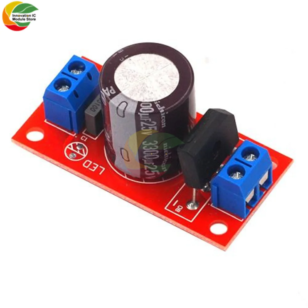 Rectifier Filter Power Supply Board 3A/8A Rectifier with LED Indicator AC to DC Transformer AC to DC Single Power Supply Board