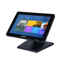 Anmite 12 Inch Touch Screen Computer Monitor PC Capacitive/Resistive Touch Screen Suitable for Industrial, Medical