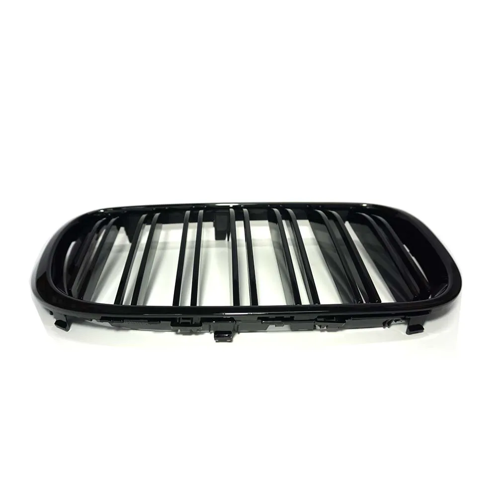 One Pair Car Front Bumper Kidney Grill For BMW 7 G11 G12 730i 740i 750i 740e 725d 730d 2016-2020 Glossy Black Replacement Grille - Image 3