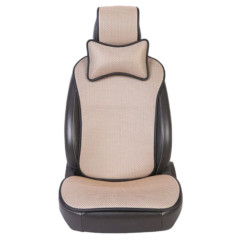 

Car Seat Summer Ice Silk Breathable Belt Backrest Universal Seat Cushion Car Supplies