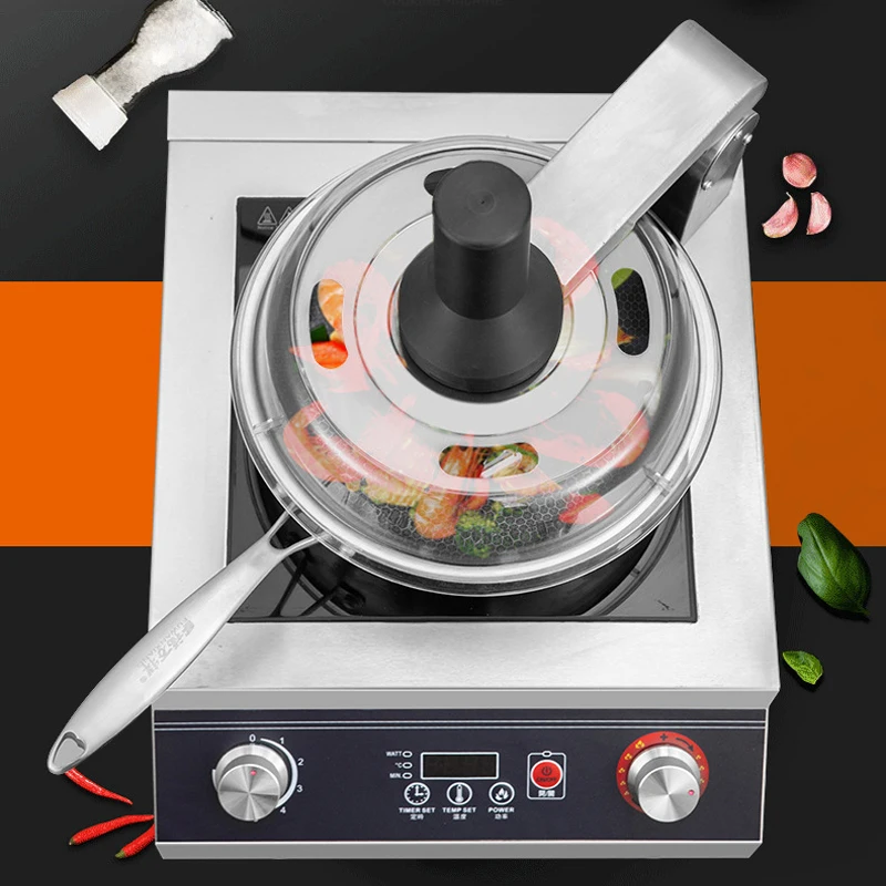 5000W Cooking machine SMK-8000 fried rice machine chain fast food restaurant canteen automatic cooking machine commercial