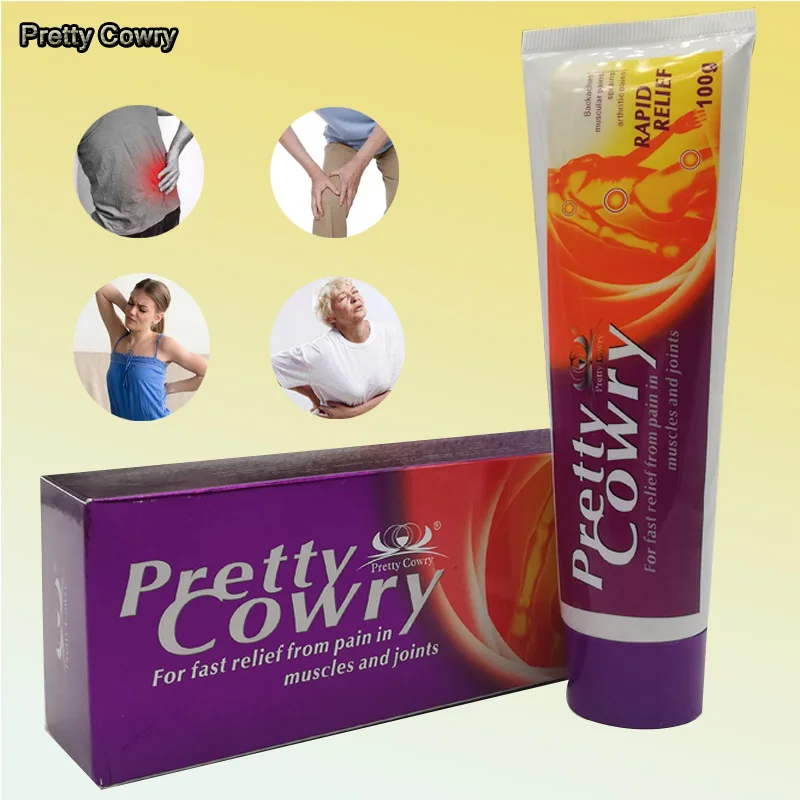 

1pcs Pretty Cowry Analgesic Cream relieves muscle soreness, rheumatism, arthritis, sprains, bruises, joint pain, bruises