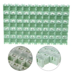 Contenedor de componentes electrónicos SMD SMT, 50 unids/set, Mini cajas de almacenamiento, kit 964E