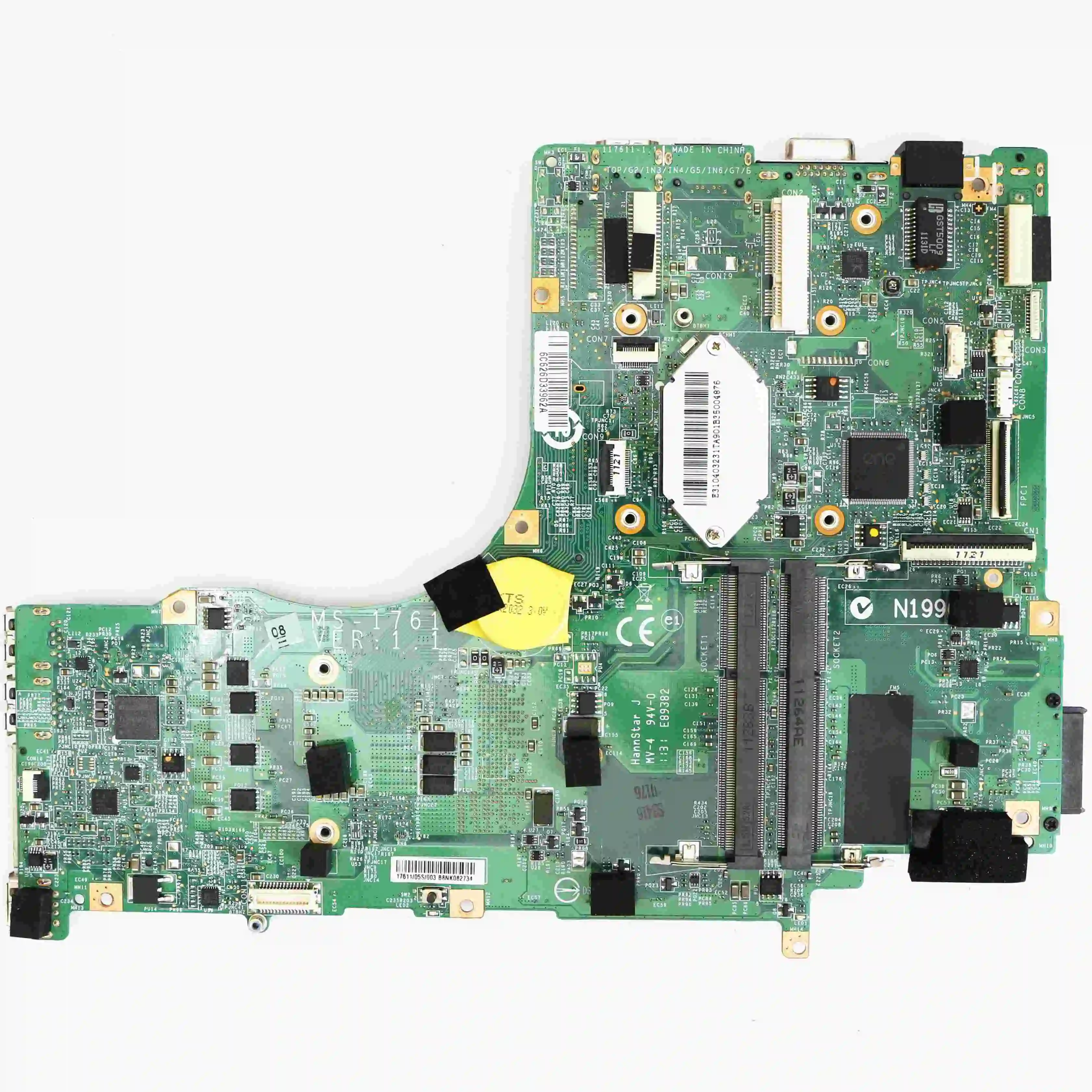 MS-1761 VER: 1.1 Laptop Motherboard for MSI GT780DX Laptops