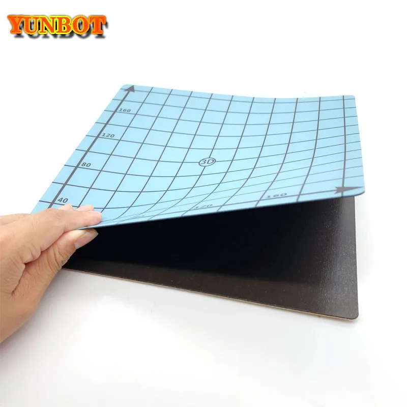 2019 New Magnetic Print Bed Tape square 220*220mm Coordinate Printed sticker Build Plate Tape FlexPlate PLA DIY 3D Printer parts