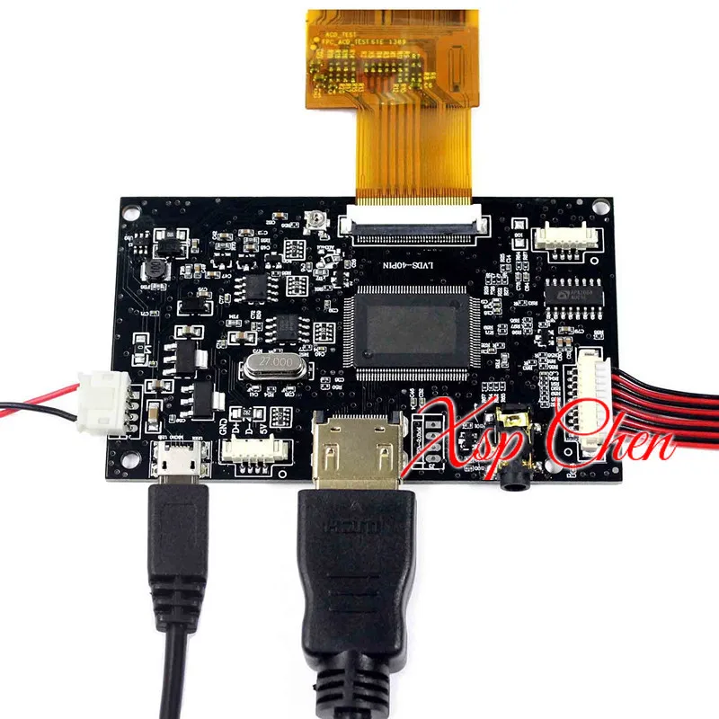 Imagem -06 - Ips Lcd com Vga e Hdmi Compatível Driver Controller Board Kit Hj080ia01e He080ia-01d 1024x768 8