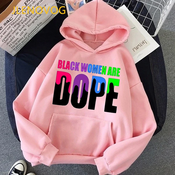 God says you are flower melanin girls print magic hoodies women black lives matter juneteenth pink cap sweatshirt dope hoody top