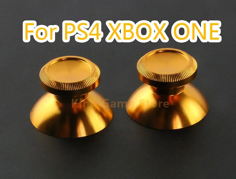 

20pairs/lot Metal Analog Joystick Cap For PS4 Gamepad thumb Stick grip Cap for playstation PS4 PS5 XBOX ONE Controller