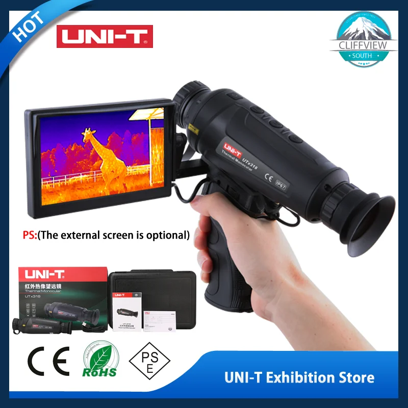 

UNI-T Thermal imager for hunting UTx318 Night vision device Optics for hunting Thermal scope Infrared 6X zoom 1200M