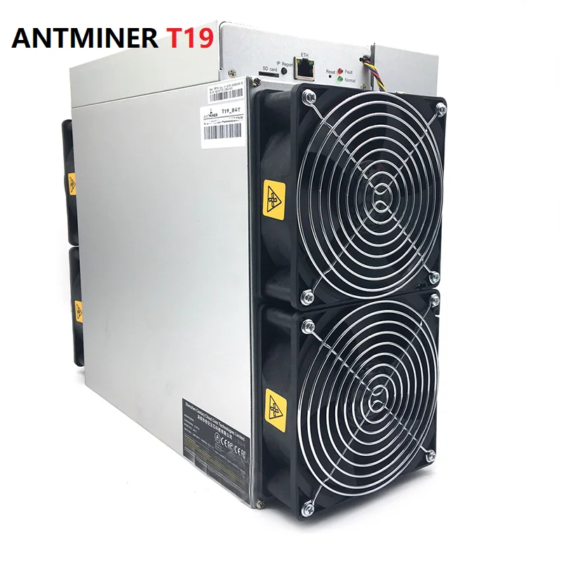 Bitmain Antminer T19 84Th Mining BTC Sha256 Bitcoin BTC Miner 3150W Power Supply