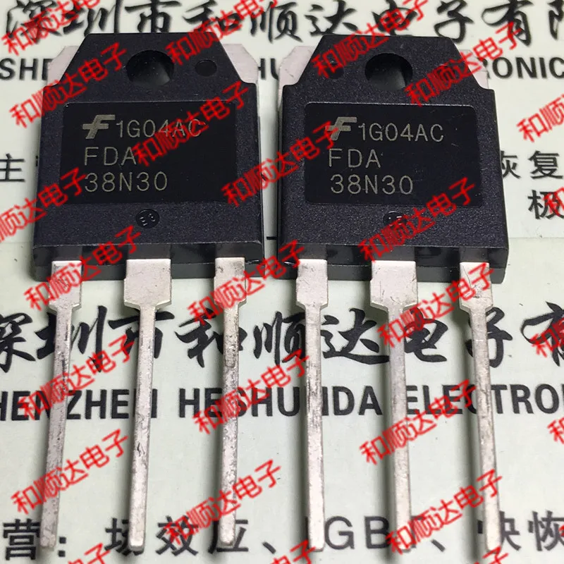 10PCS   FDA38N30  TO-3P 300V 38A