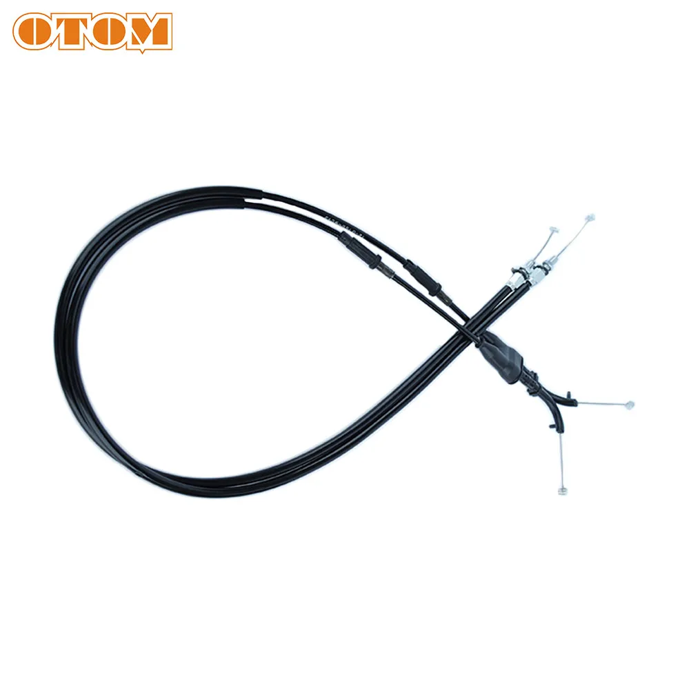 OTOM Motorcycle Throttle Cable Length From 1045mm to 1130mm For KAWASAKI KX250F KX450F Engine Racing Carburetor Accelerate Wire