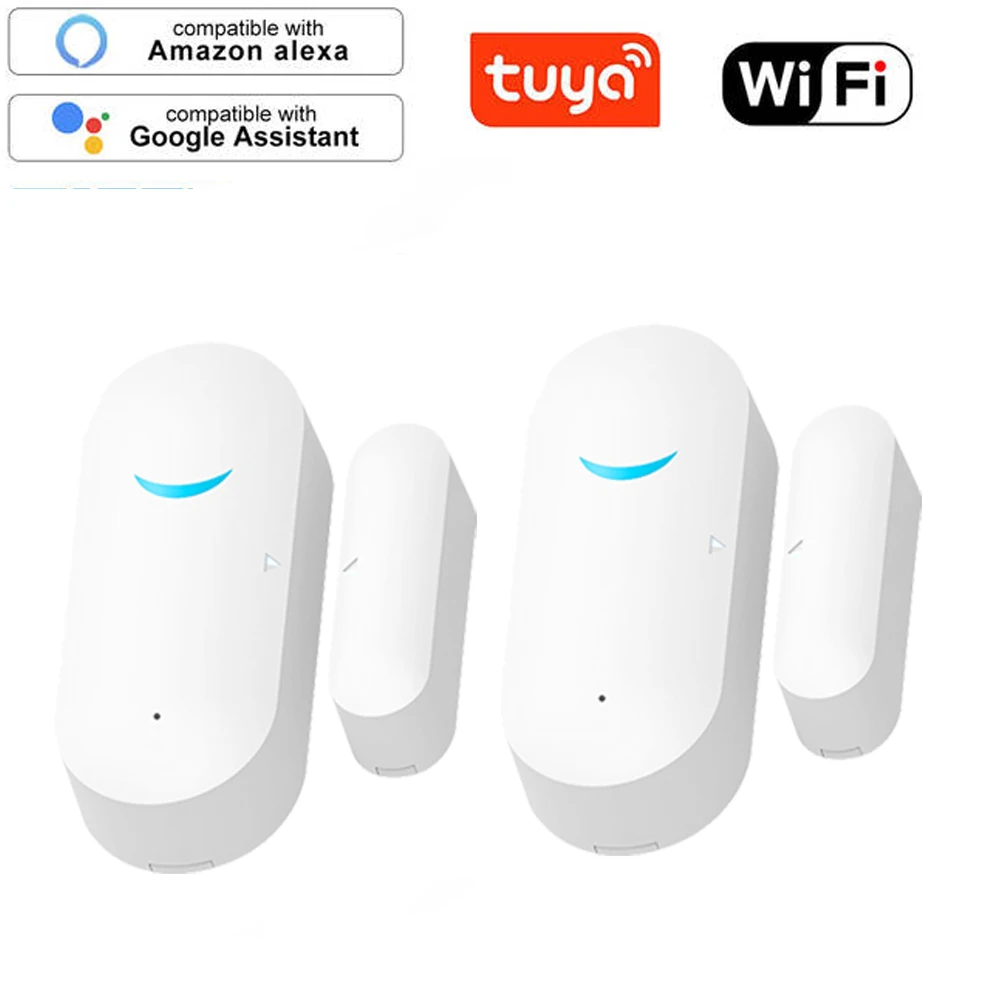 Tuya smare wifi Port Érzékelő Port nyitva / zárt detectors wifi app Bejelentés Éber biztonsági riasztó Alatámaszt alexa Google kereső haza