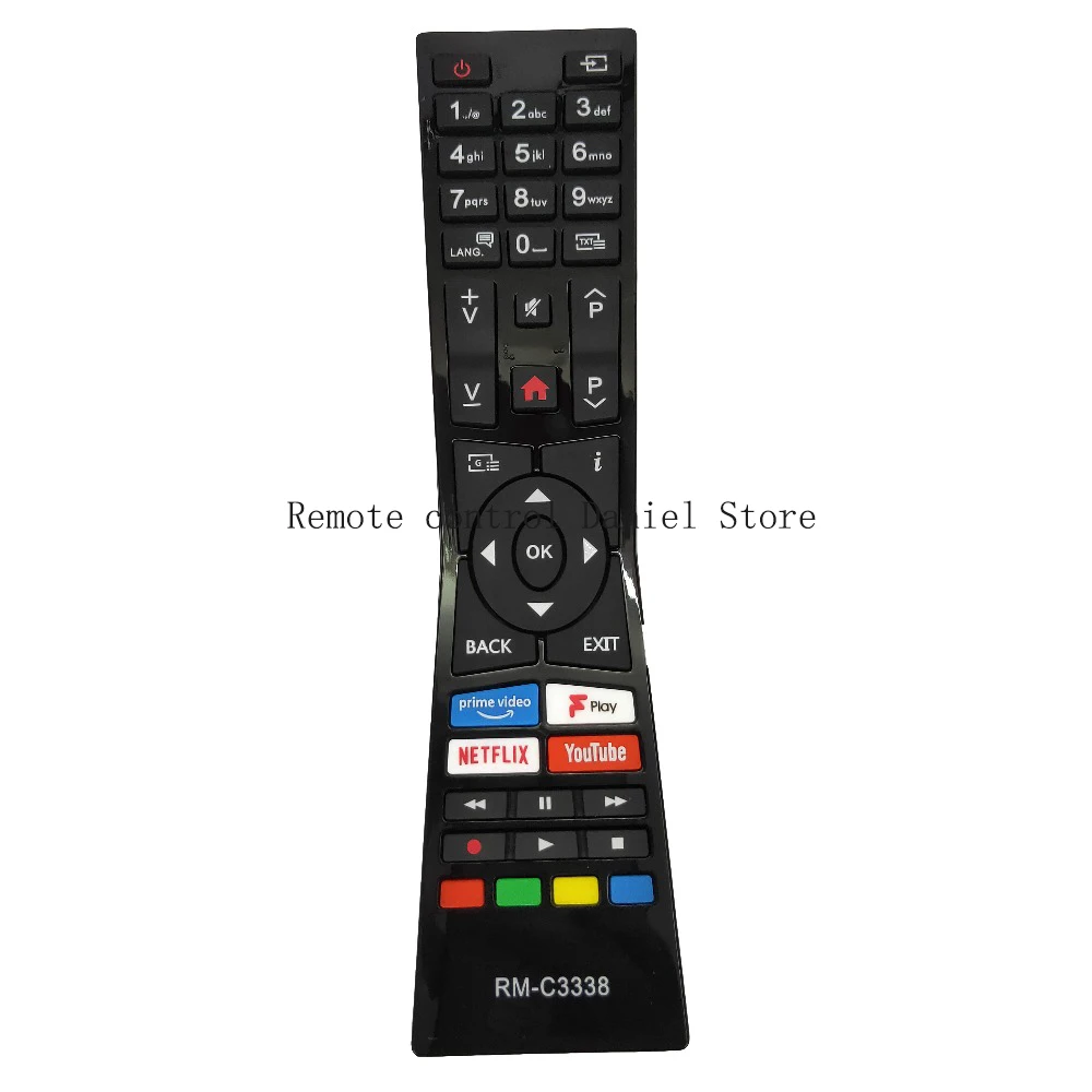 New RM-C3338 For JVC 4K TV Remote Control LT-32C695 LT-43C870 LT-49C898 RMC3338